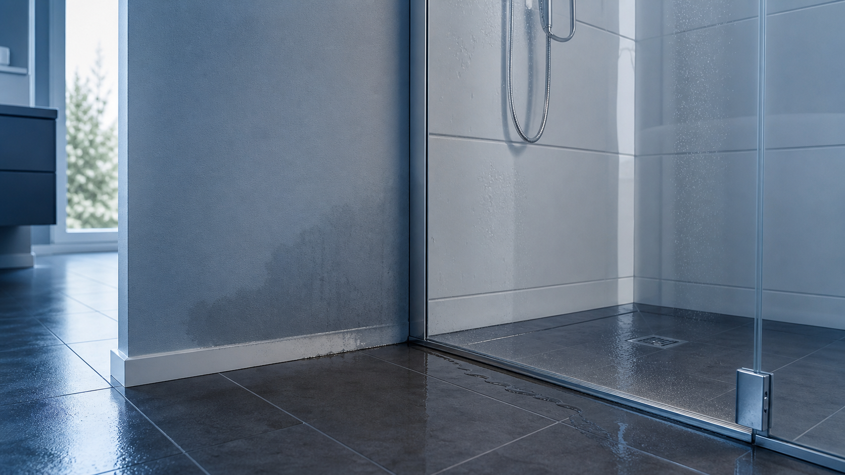 Dusche undicht — Wasser läuft in die Wand: erkennen und stoppen