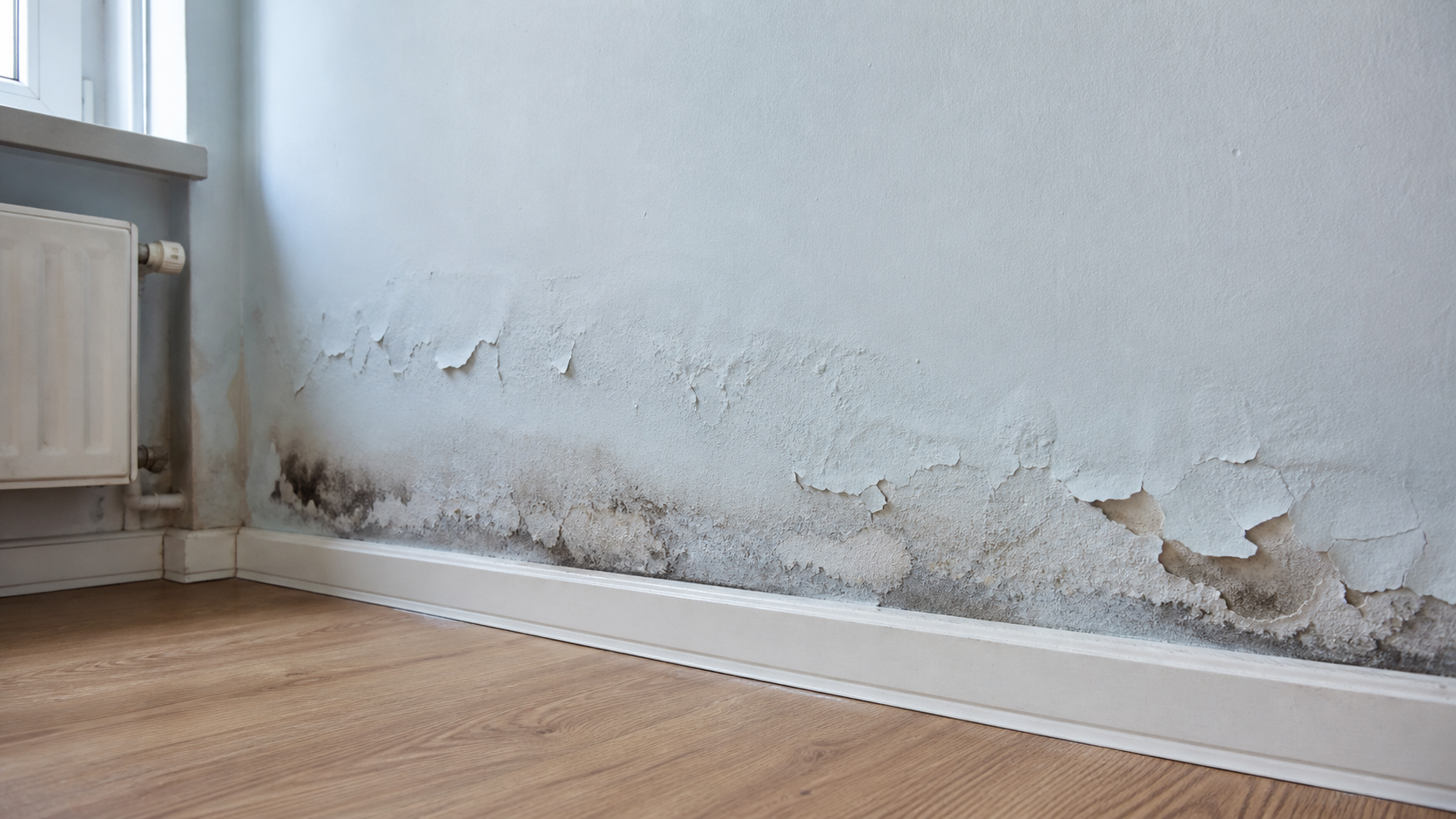 Feuchte Wand in der Wohnung: Ursachen erkennen, bevor Schimmel kommt