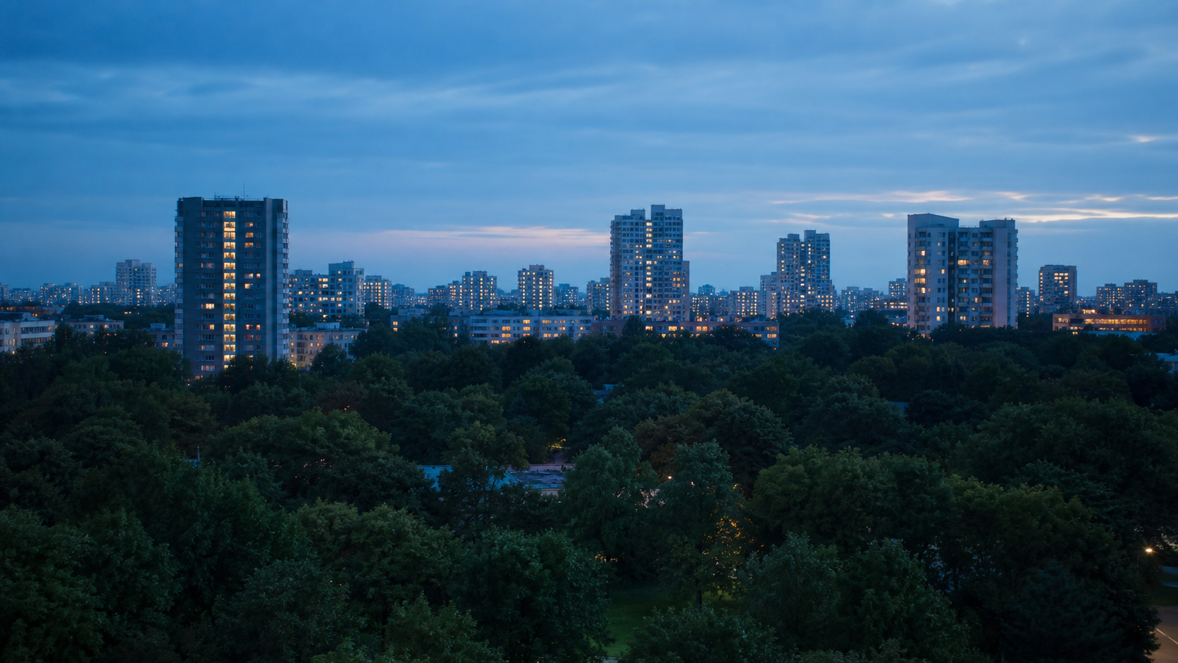 Hochhaus-Silhouette der Gropiusstadt — Einsatzgebiet Gropiusstadt